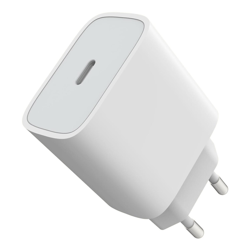 Fast charging adapter Power Delivery 20W USB-C white