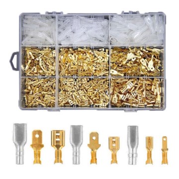 Faston connectors, sockets, caps 2.8-4.8-6.3mm - set 900pcs