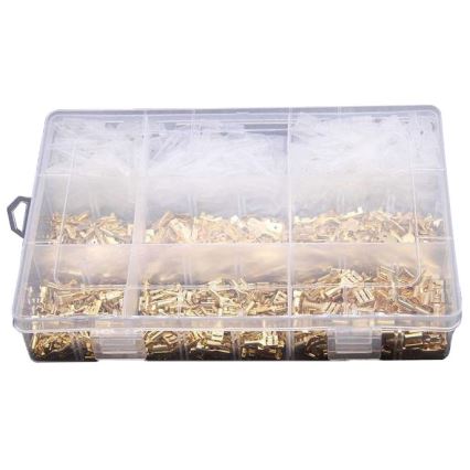 Faston connectors, sockets, caps 2.8-4.8-6.3mm - set 900pcs