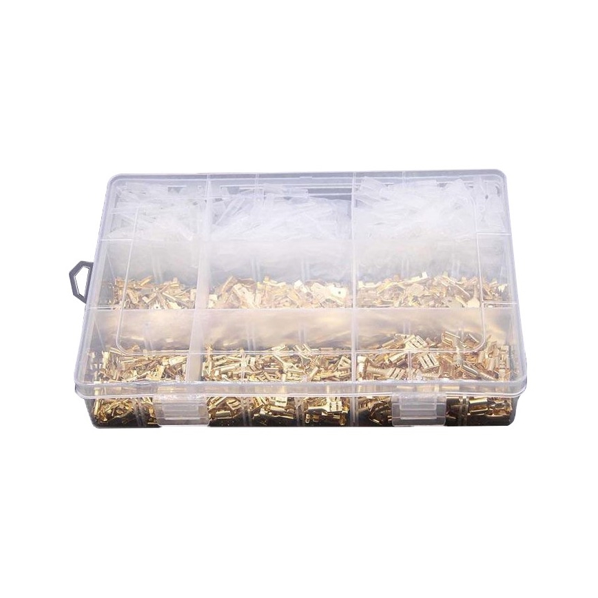 Faston connectors, sockets, caps 2.8-4.8-6.3mm - set 900pcs
