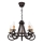 FAUST chain-hung chandelier 5xE14/15W/230V