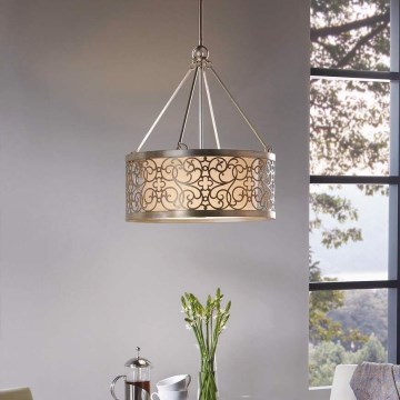 Feiss - ARABESQUE Rod Chandelier 4xE27/60W/230V, Gold