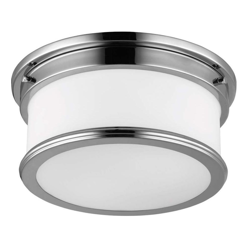 Feiss - Bathroom ceiling light PAYNE 2xE27/60W/230V IP44 matte chrome