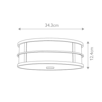 Feiss - Ceiling light FUSION 3xE27/60W/230V
