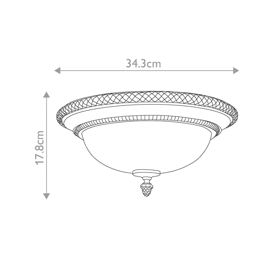 Feiss - Ceiling light KELHAM HALL 2xE27/60W/230V