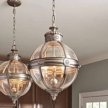 Feiss - Chandelier on a chain ADAMS 3xE14/60W/230V bronze