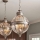 Feiss - Chandelier on a chain ADAMS 3xE14/60W/230V bronze