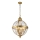 Feiss - Chandelier on a chain ADAMS 4xE14/60W/230V gold