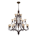 Feiss - Chandelier on a chain DRAWING ROOM 18xE27/60W/230V