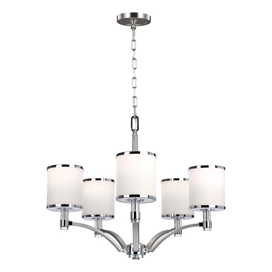 Feiss - Chandelier on a chain PROSPECT PARK 5xE27/60W/230V