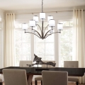 Feiss - Chandelier on a chain PROSPECT PARK 9xE27/60W/230V