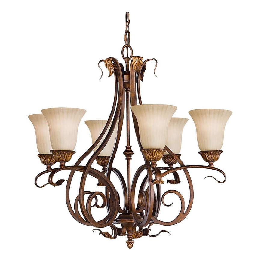 Feiss - Chandelier on a chain SONOMA VALLEY 6xE27/60W/230V