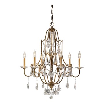 Feiss - Chandelier on a chain VALENTINA 6xE14/60W/230V