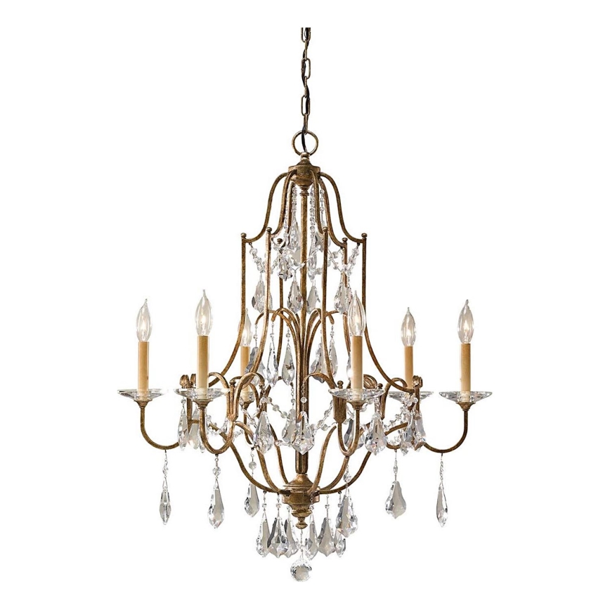 Feiss - Chandelier on a chain VALENTINA 6xE14/60W/230V