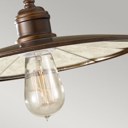 Feiss - Chandelier on a string URBAN RENEWAL 1xE27/60W/230V bronze