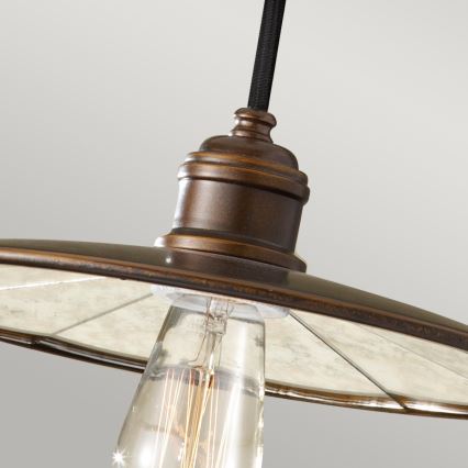 Feiss - Chandelier on a string URBAN RENEWAL 1xE27/60W/230V bronze