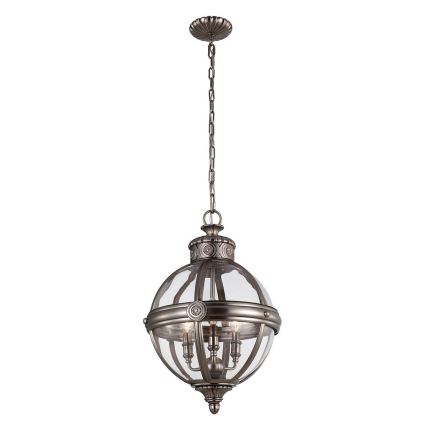 Feiss - Chandelier on a chain ADAMS 3xE14/60W/230V bronze