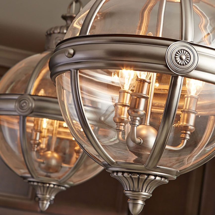 Feiss - Chandelier on a chain ADAMS 3xE14/60W/230V bronze