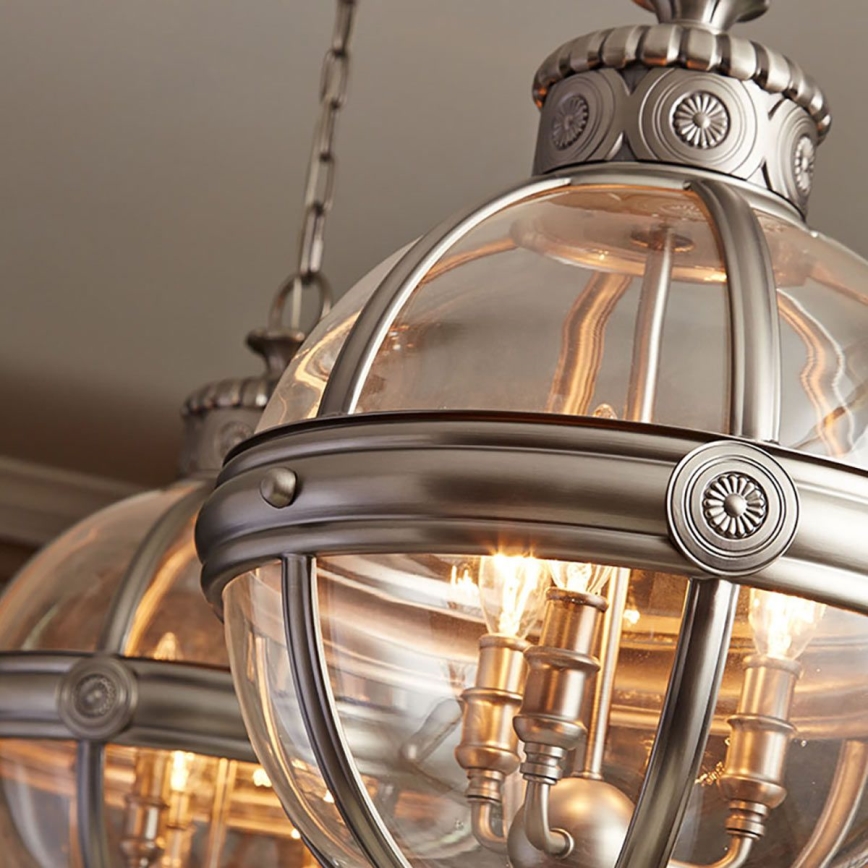 Feiss - Chandelier on a chain ADAMS 3xE14/60W/230V bronze