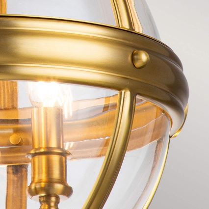 Feiss - Chandelier on a chain ADAMS 3xE14/60W/230V gold
