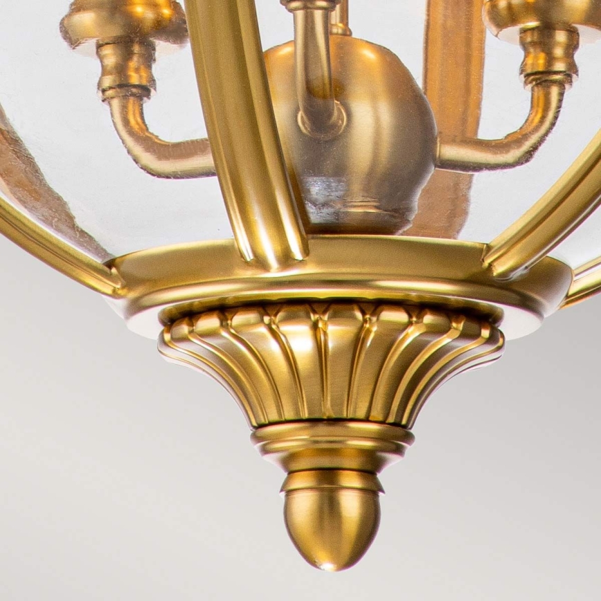 Feiss - Chandelier on a chain ADAMS 3xE14/60W/230V gold