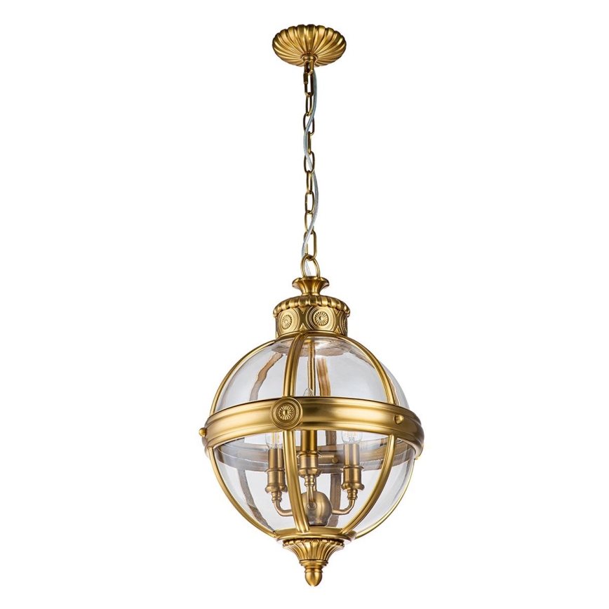 Feiss - Chandelier on a chain ADAMS 3xE14/60W/230V gold