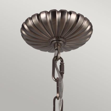Feiss - Chandelier on a chain ADAMS 4xE14/60W/230V bronze