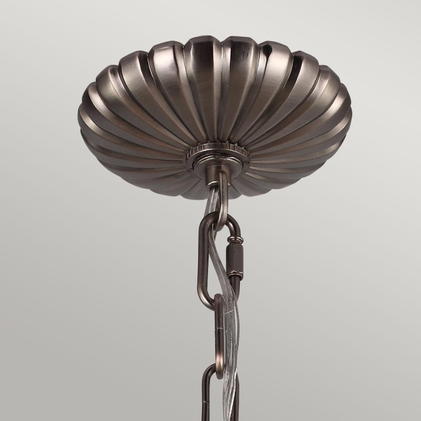 Feiss - Chandelier on a chain ADAMS 4xE14/60W/230V bronze