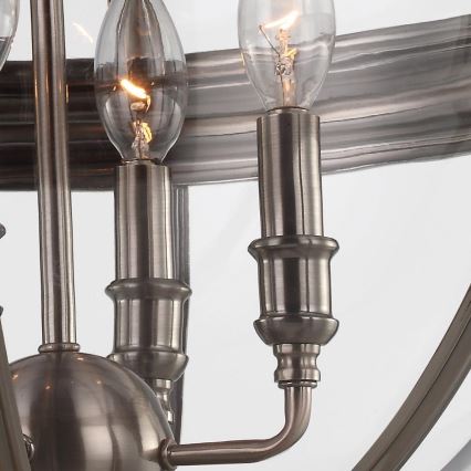 Feiss - Chandelier on a chain ADAMS 4xE14/60W/230V bronze