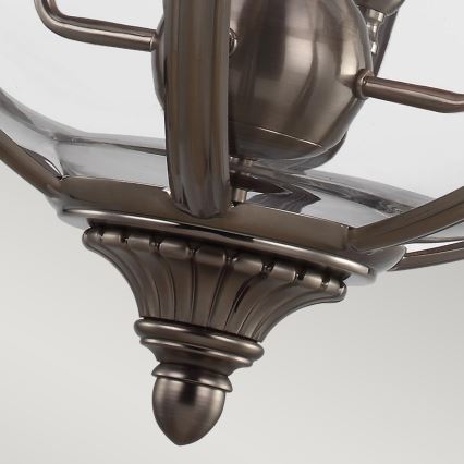 Feiss - Chandelier on a chain ADAMS 4xE14/60W/230V bronze