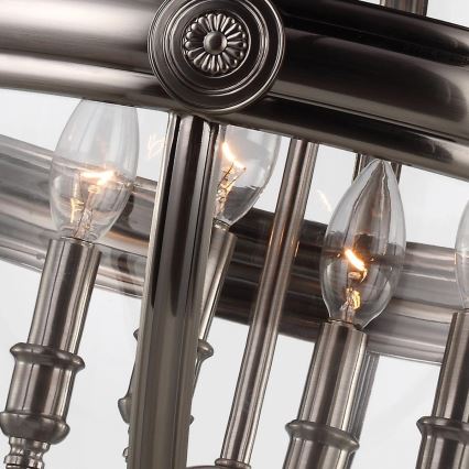 Feiss - Chandelier on a chain ADAMS 4xE14/60W/230V bronze