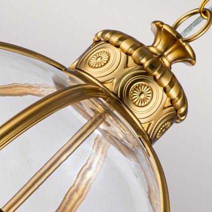 Feiss - Chandelier on a chain ADAMS 4xE14/60W/230V gold