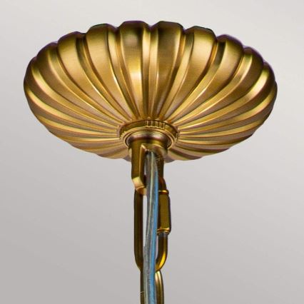 Feiss - Chandelier on a chain ADAMS 4xE14/60W/230V gold