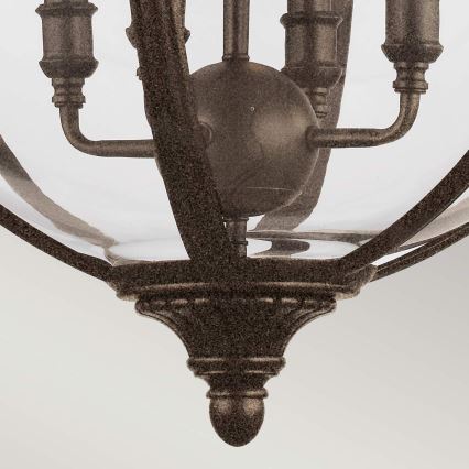 Feiss - Chandelier on a chain ADAMS 4xE14/60W/230V bronze