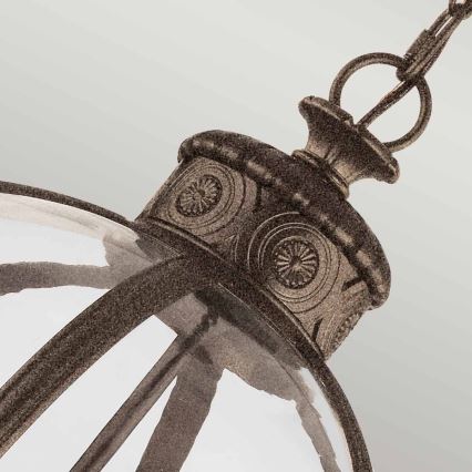 Feiss - Chandelier on a chain ADAMS 4xE14/60W/230V bronze