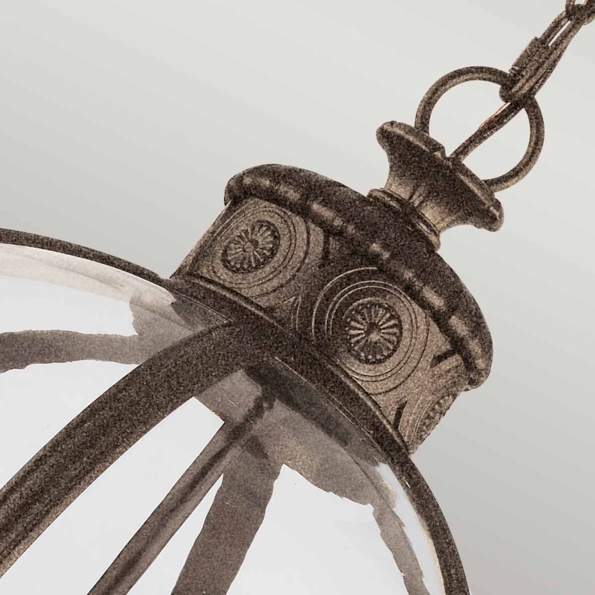 Feiss - Chandelier on a chain ADAMS 4xE14/60W/230V bronze