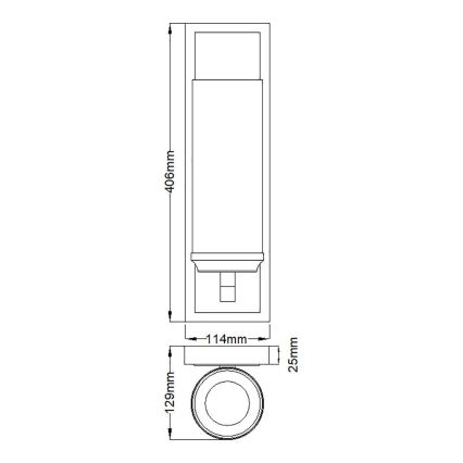 Feiss - LED Bathroom wall light AMALIA 1xG9/3,5W/230V IP44 shiny chrome