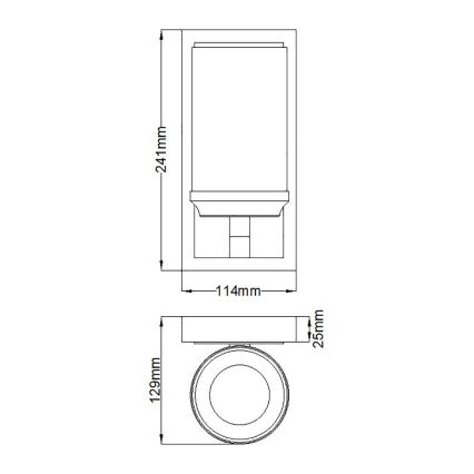Feiss - LED Bathroom wall light AMALIA 1xG9/3,5W/230V IP44 shiny chrome