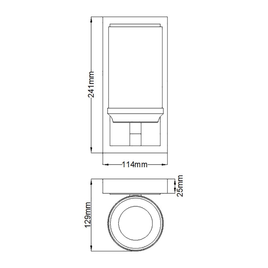 Feiss - LED Bathroom wall light AMALIA 1xG9/3,5W/230V IP44 shiny chrome