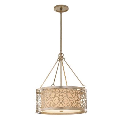 Feiss - ARABESQUE Rod Chandelier 4xE27/60W/230V, Gold