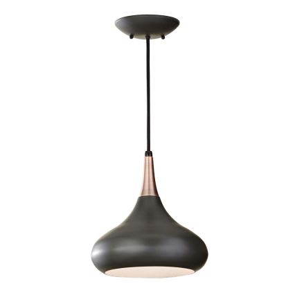 Feiss - Cable Pendant BESO 1xE27/60W/230V dia. 25.4 cm Black/Copper