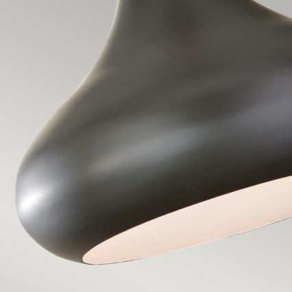 Feiss - Cable Pendant BESO 1xE27/60W/230V dia. 25.4 cm Black/Copper
