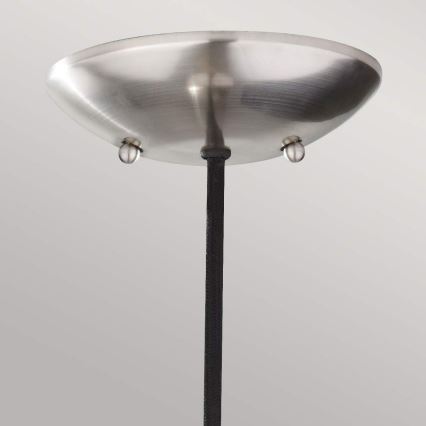 Feiss - Cable-suspended chandelier BESO 1xE27/60W/230V matte chrome/black