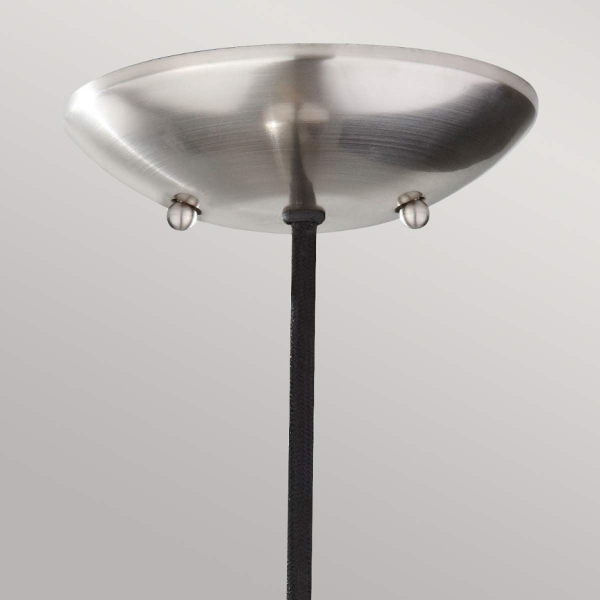 Feiss - Cable-suspended chandelier BESO 1xE27/60W/230V matte chrome/black