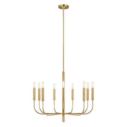 Feiss - Chandelier on a pole BRIANNA 9xE14/60W/230V