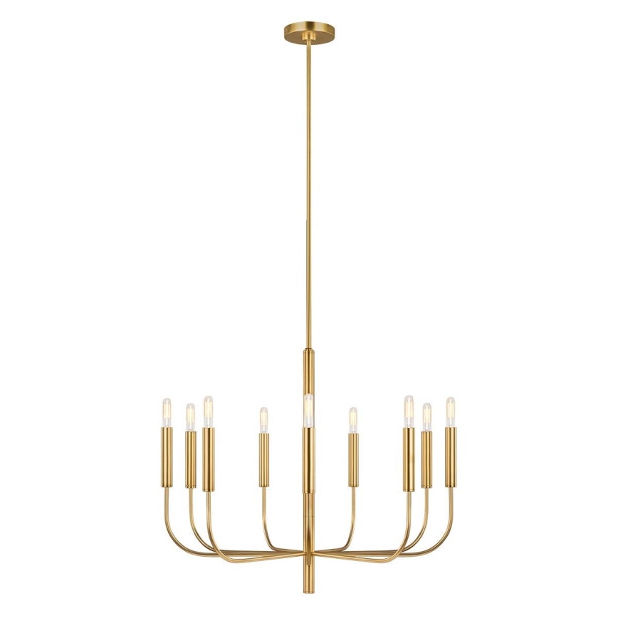 Feiss - Chandelier on a pole BRIANNA 9xE14/60W/230V