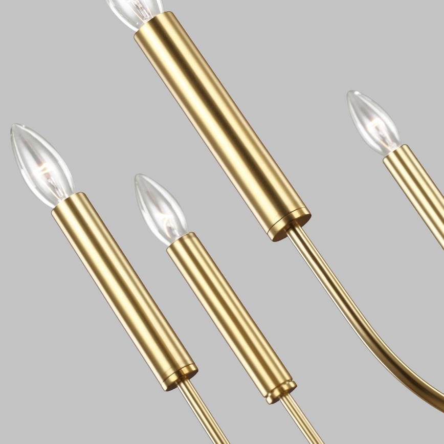 Feiss - Chandelier on a pole BRIANNA 9xE14/60W/230V