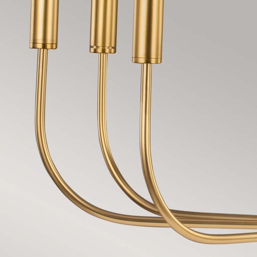 Feiss - Chandelier on a pole BRIANNA 9xE14/60W/230V