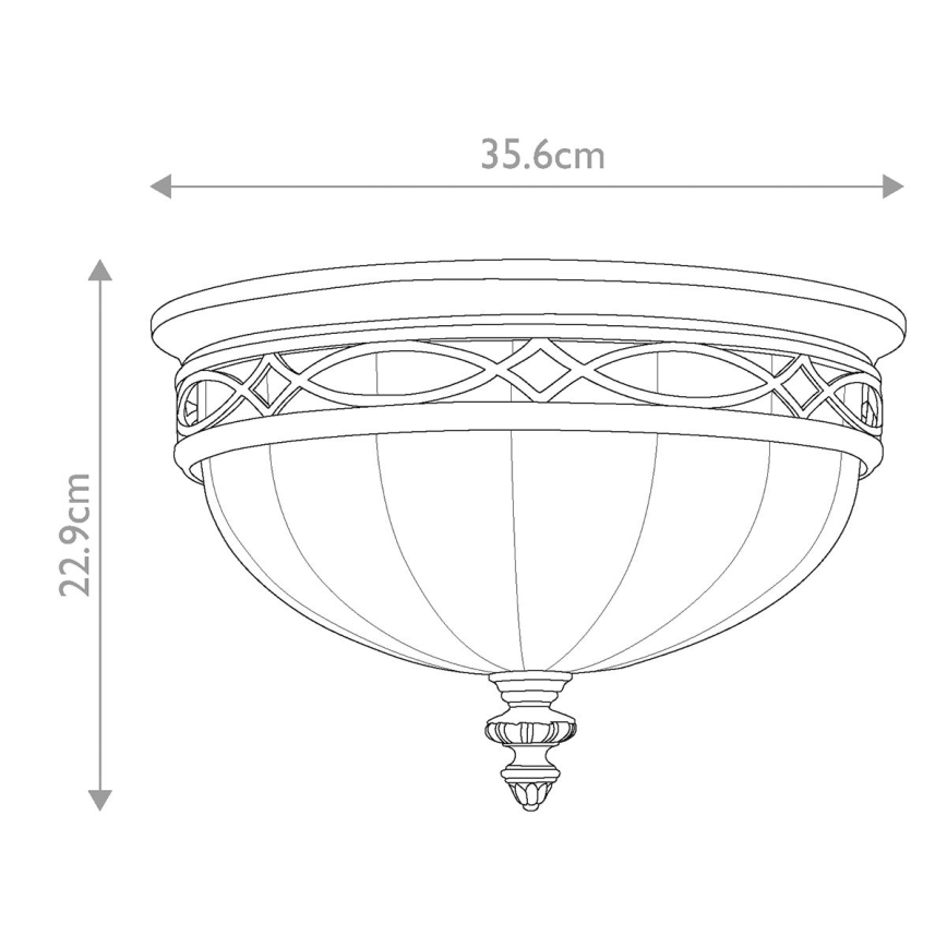 Feiss - Ceiling light DRAWING ROOM 3xE27/60W/230V