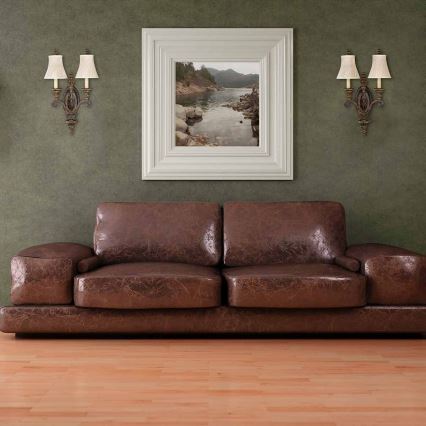 Feiss - Wall light DRAWING ROOM 2xE14/60W/230V